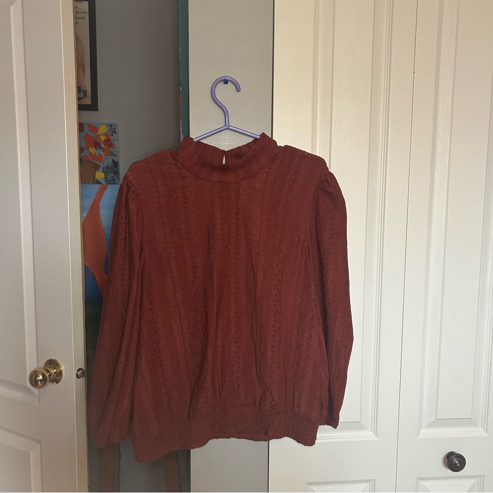 Reitmans Rust Blouse